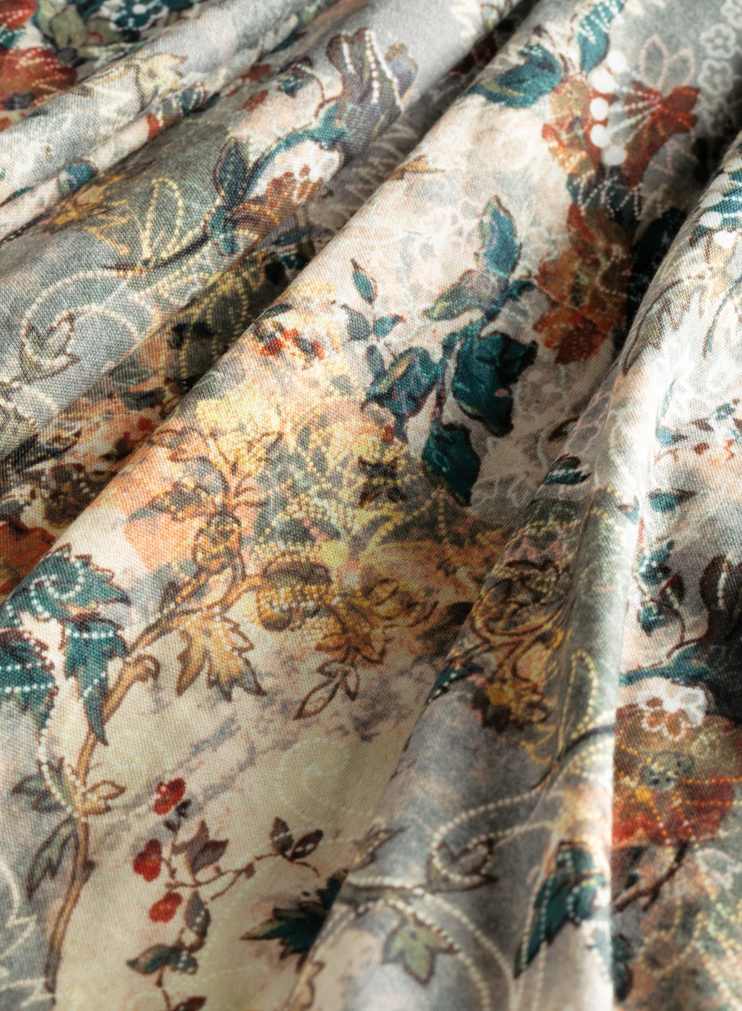 Antique Floral Dress - Image 3