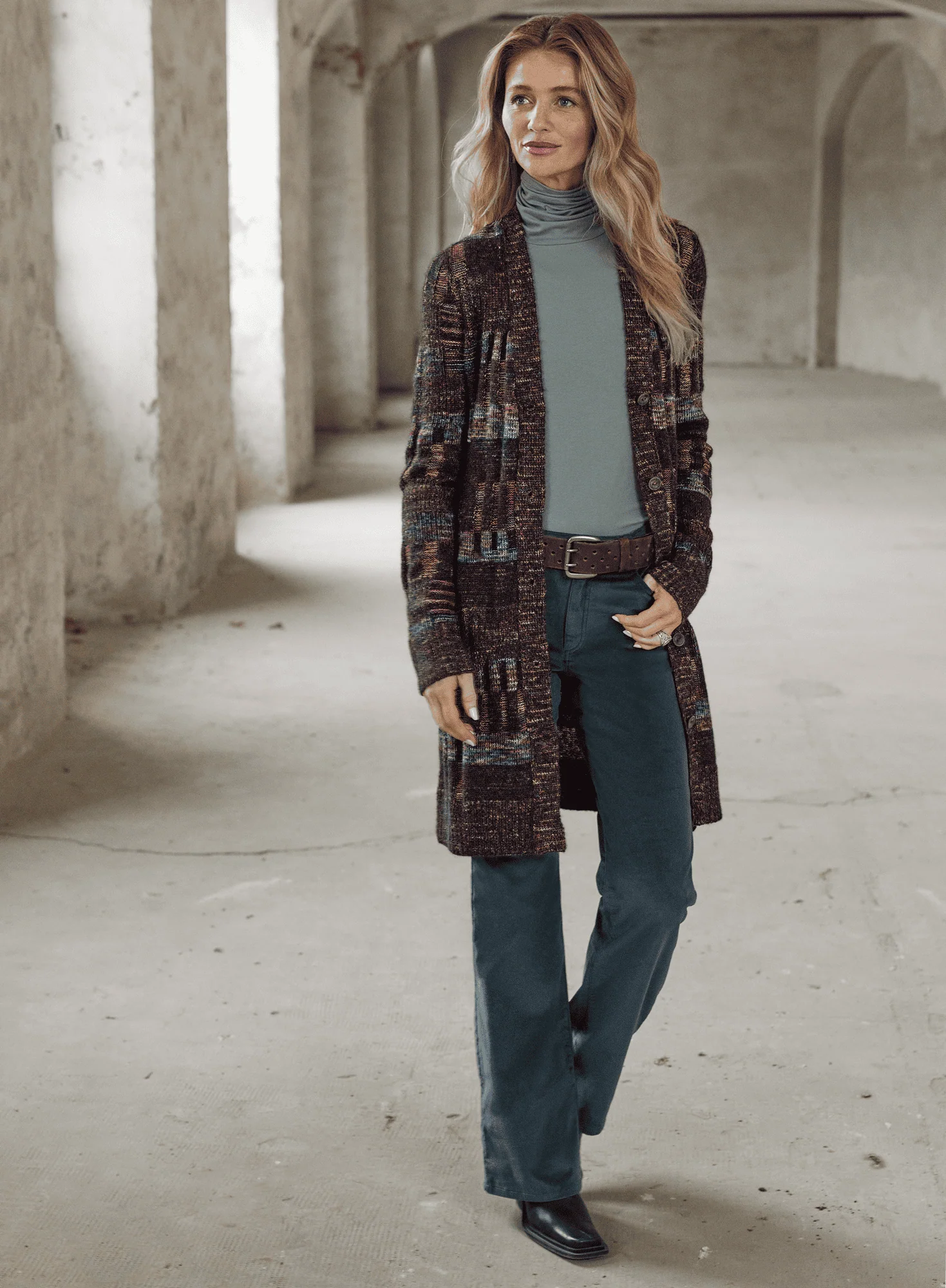 Boot Cut Velveteen Jeans - Image 4