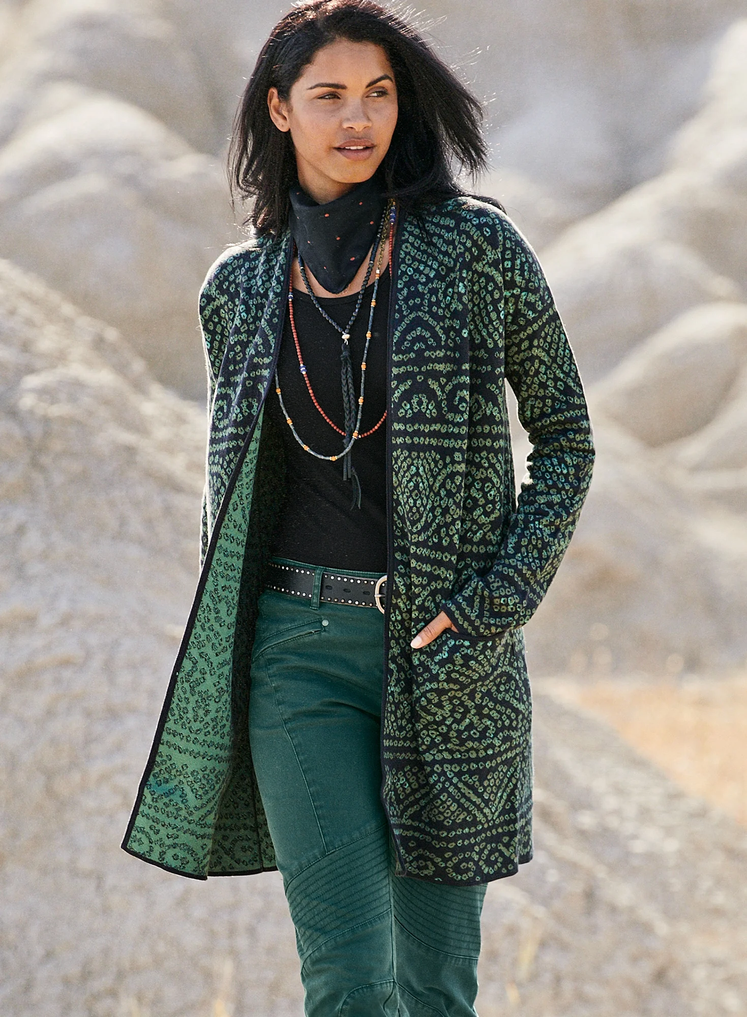 Braided Tassel Necklace - Image 3