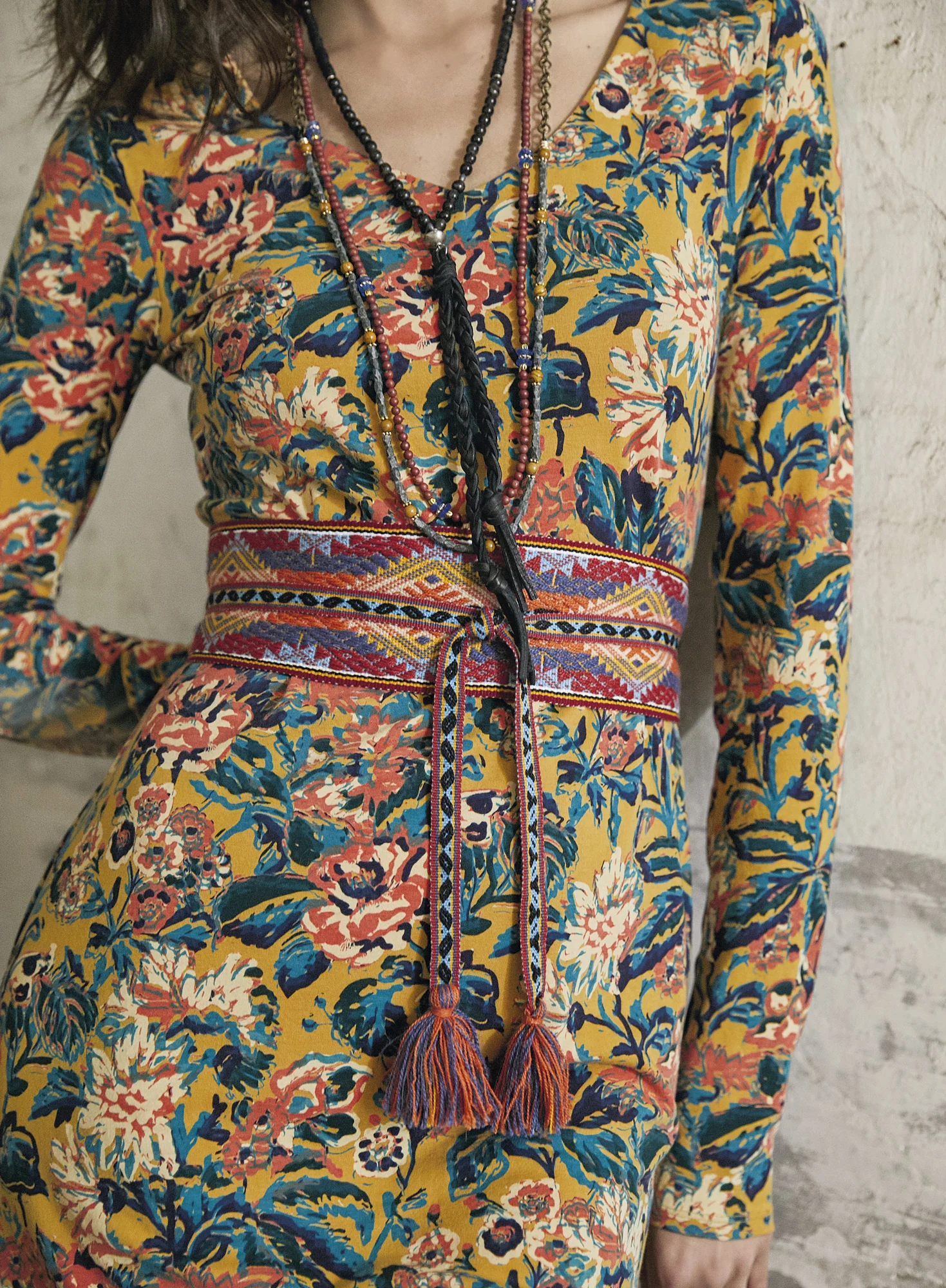 Braided Tassel Necklace - Image 4