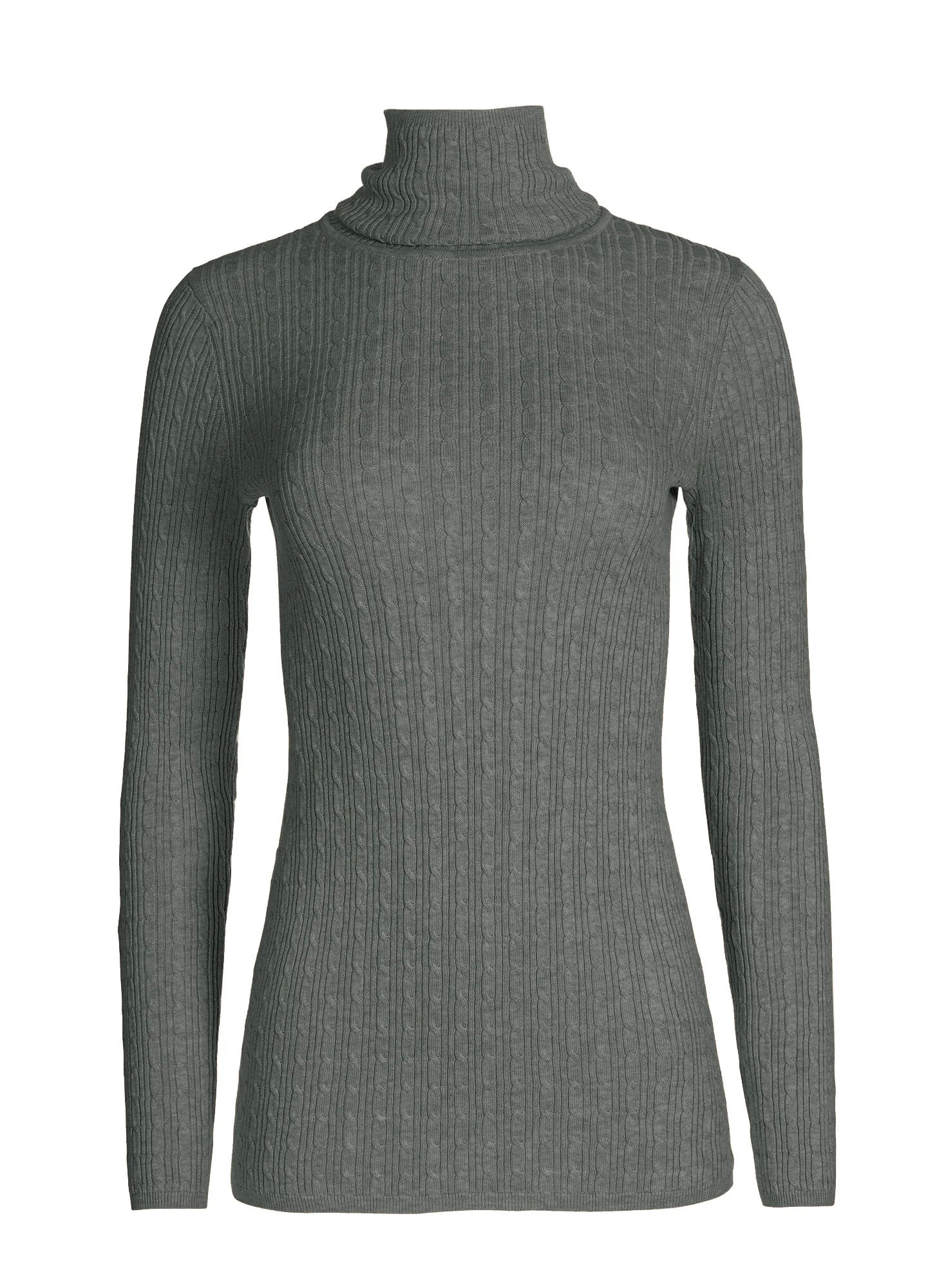 Cable Rib T-Neck