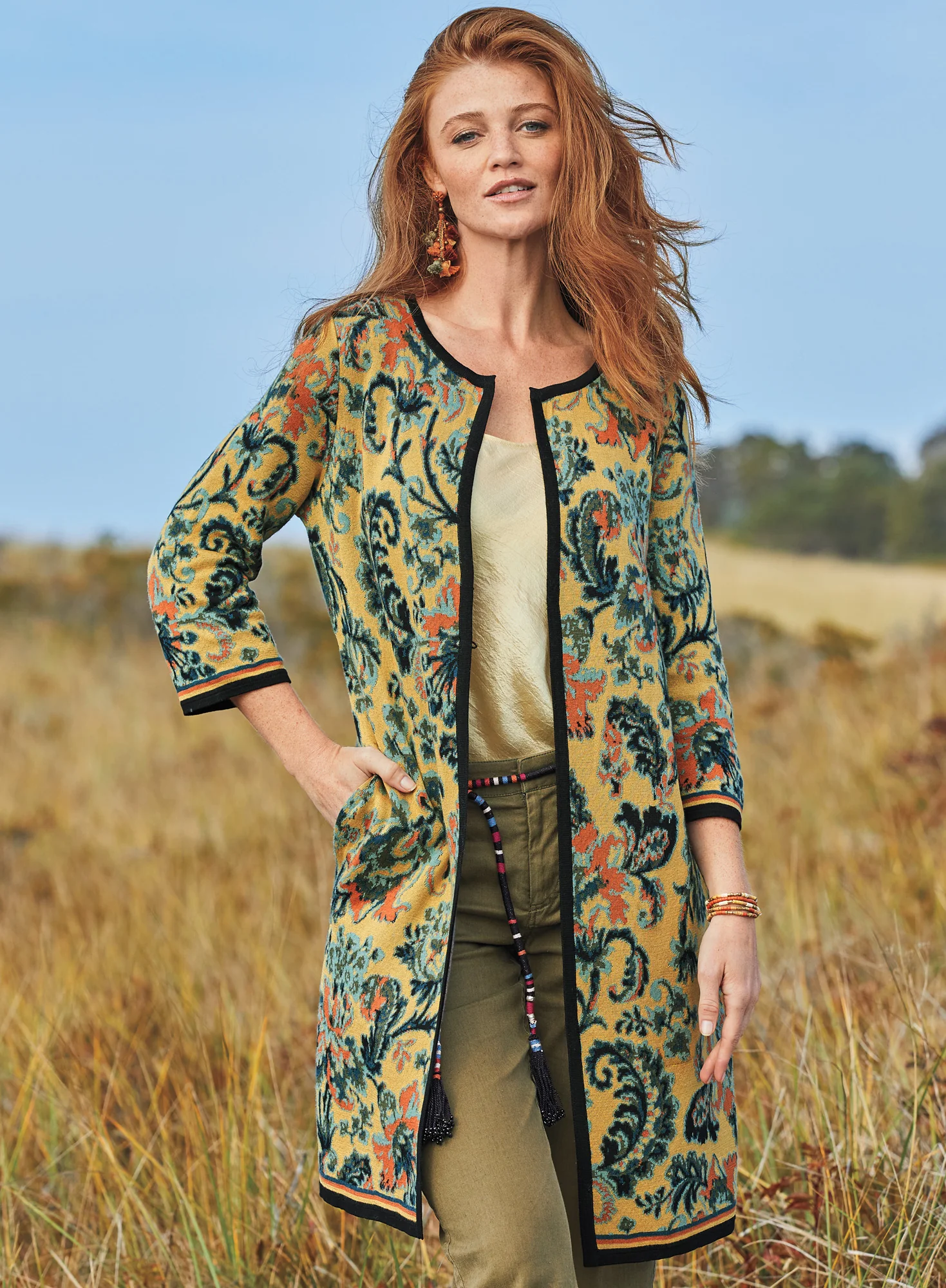 Chintz Floral Cardigan