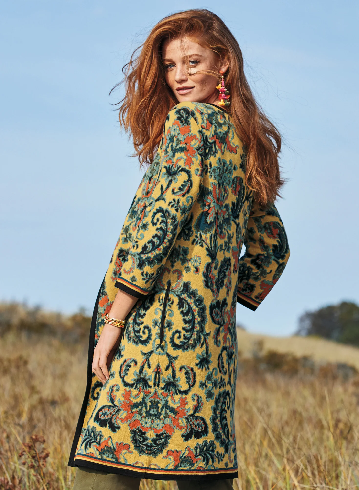 Chintz Floral Cardigan - Image 6
