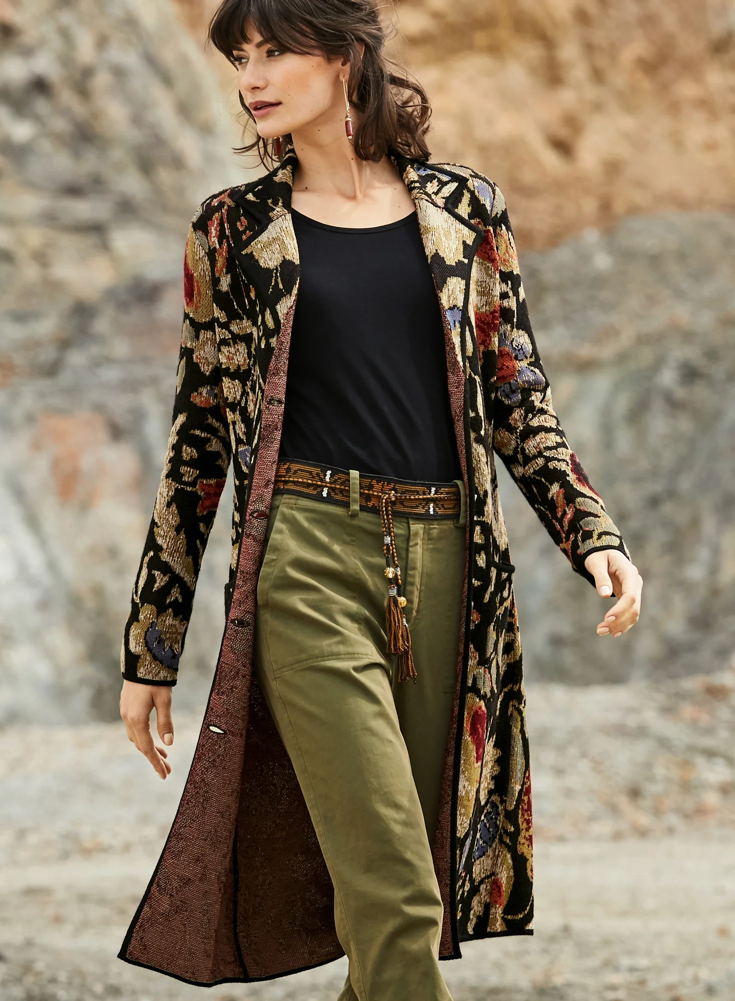 Cloisonne Knit Coat - Image 6