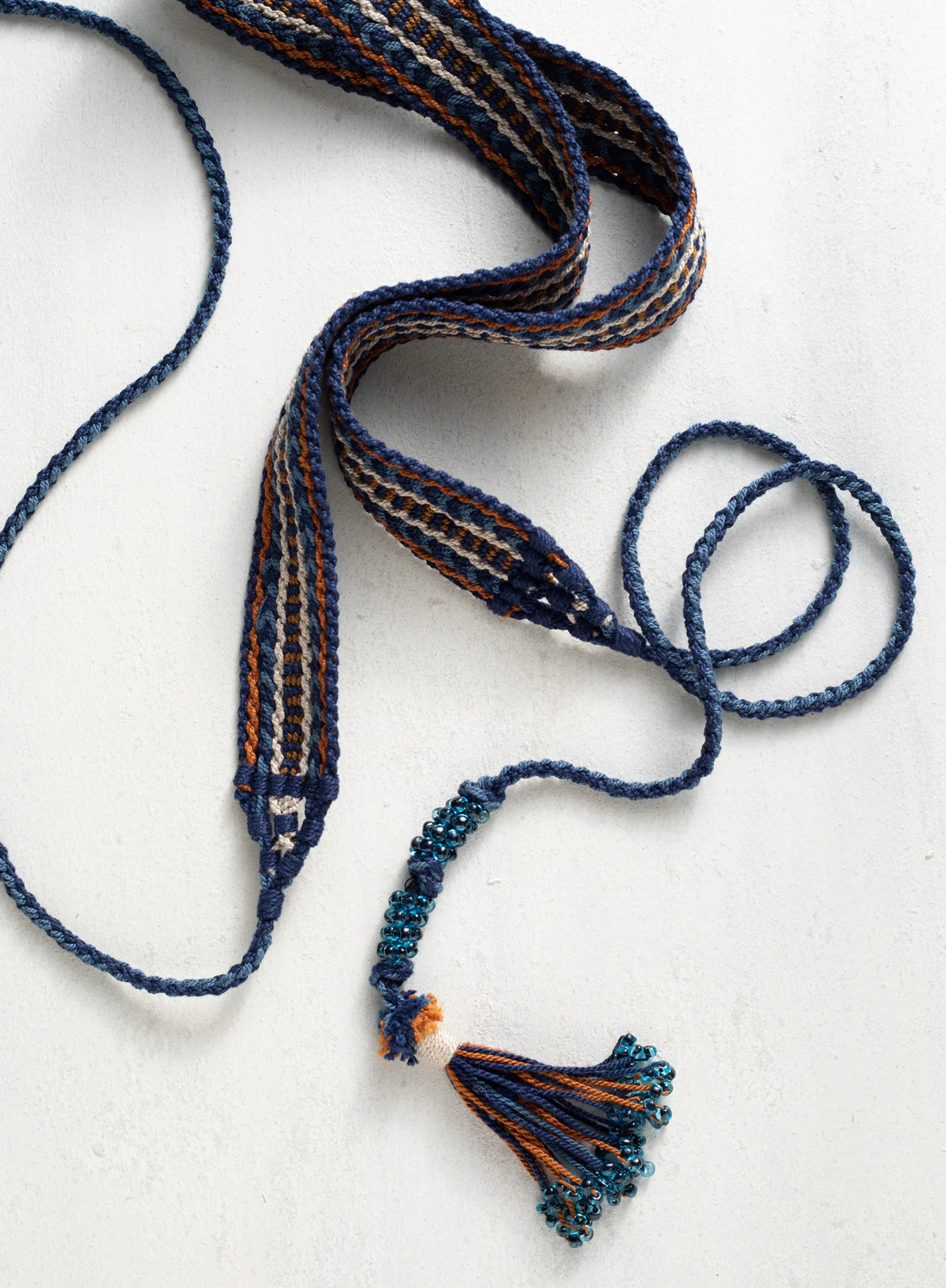 Denim Stripe Belt