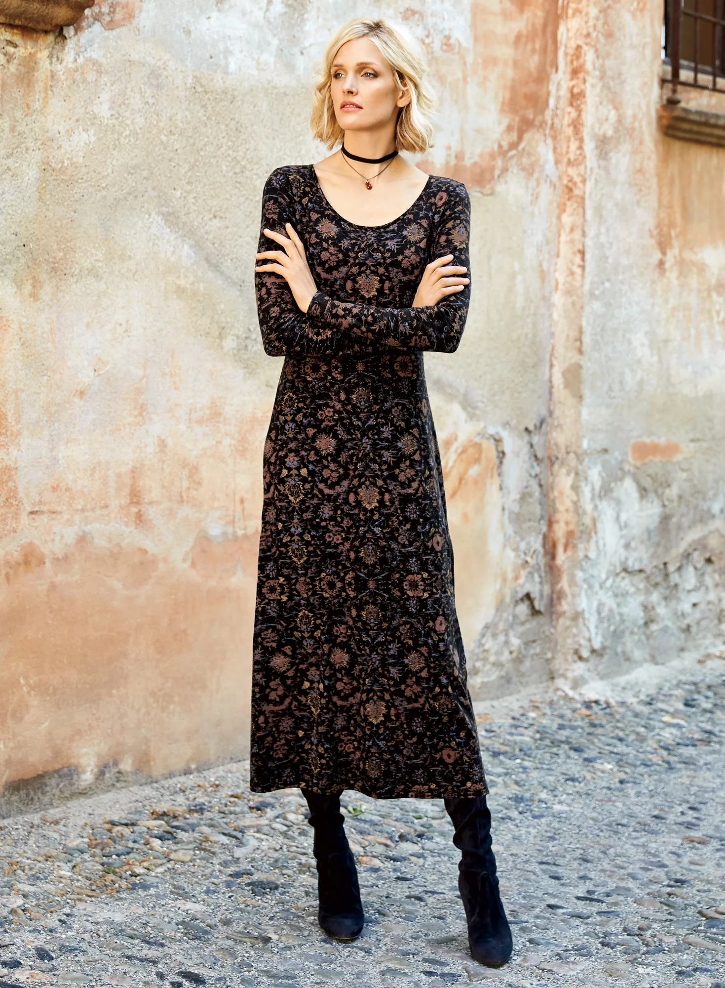 Dynasty Floral Dress
