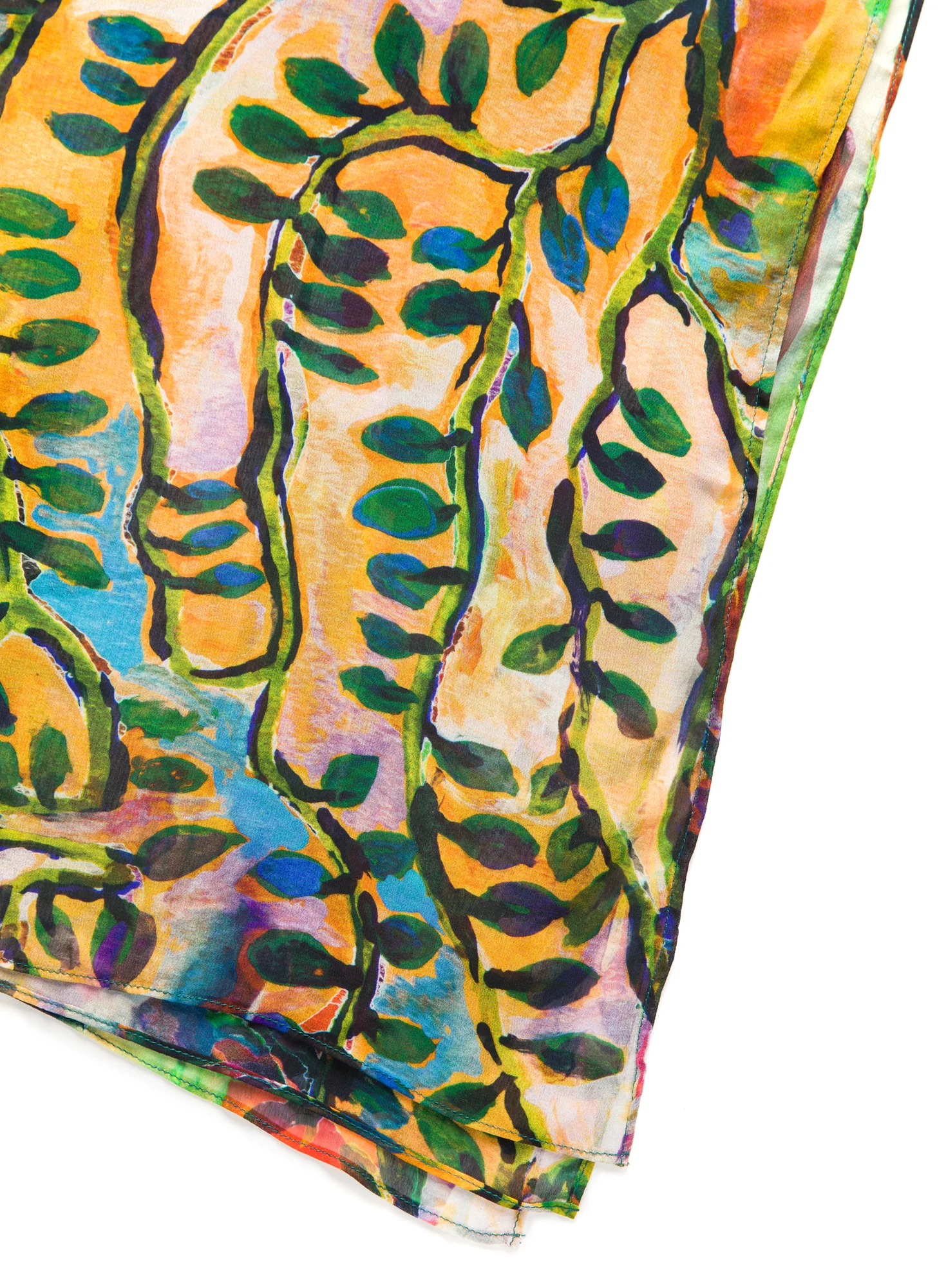 Fauvist Chiffon Scarf - Image 5