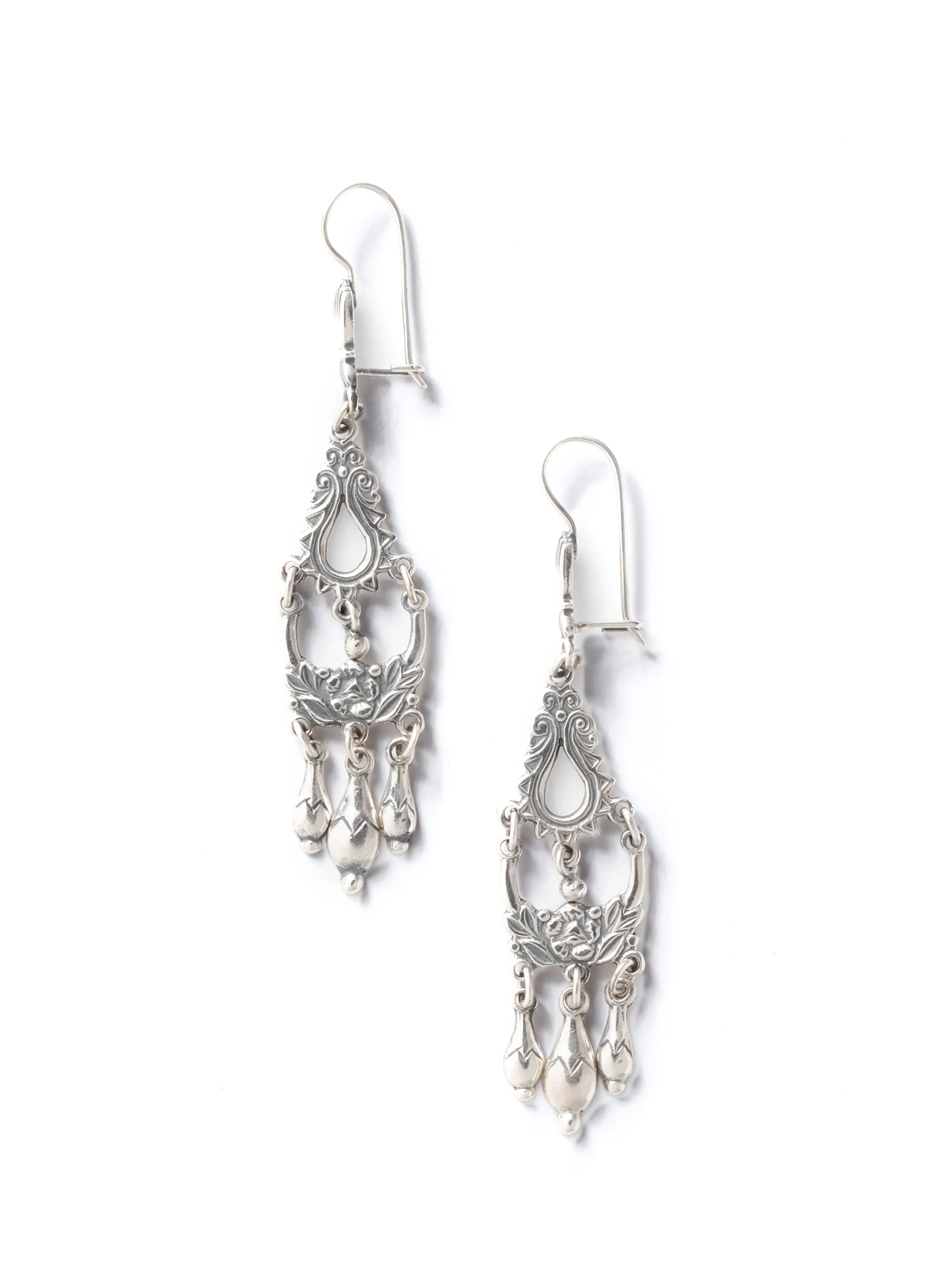 Floral Filigree Earrings