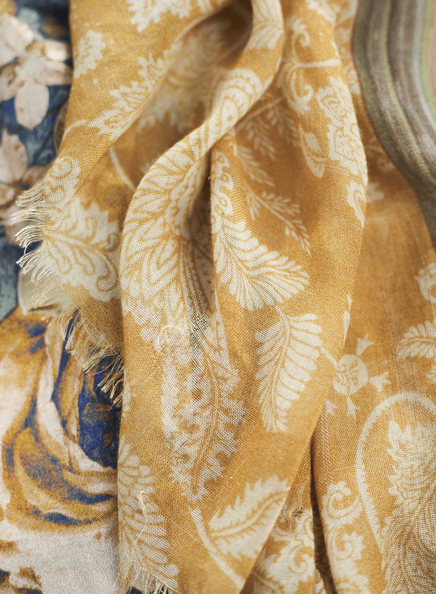 Folk Flower Scarf