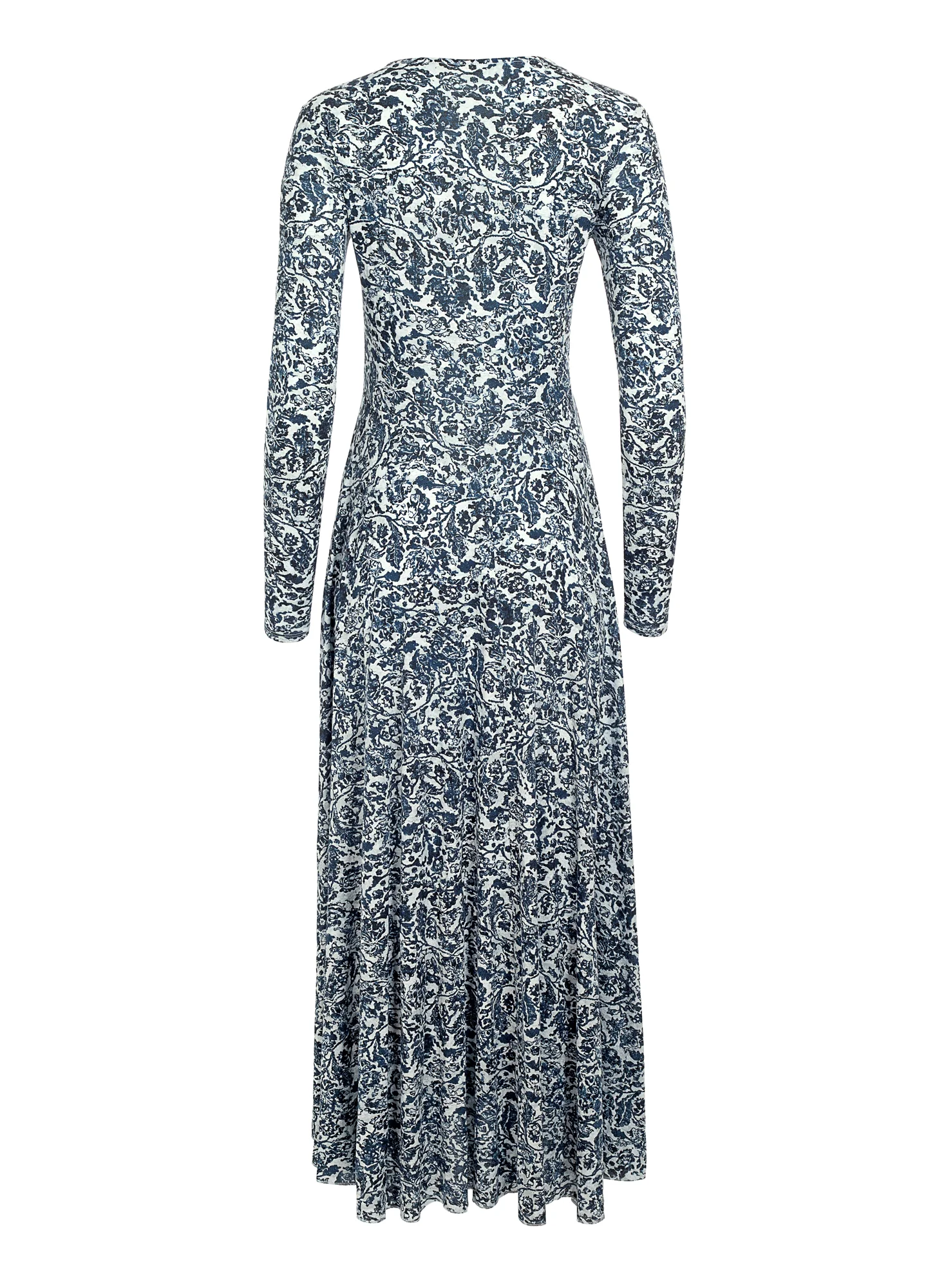 Indigo Floral Dress - Image 4