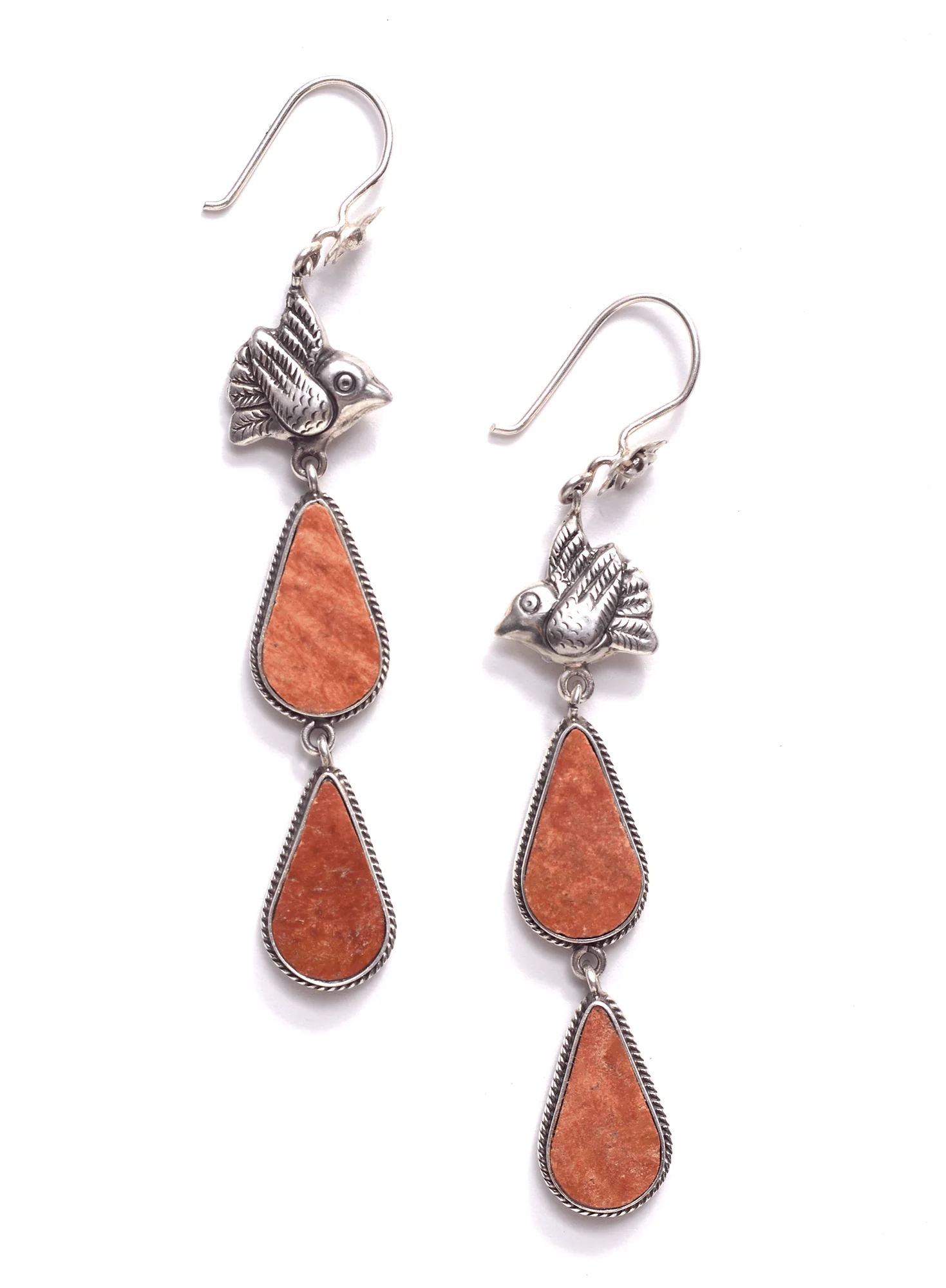 Jasper Teardrop Earrings - Image 2