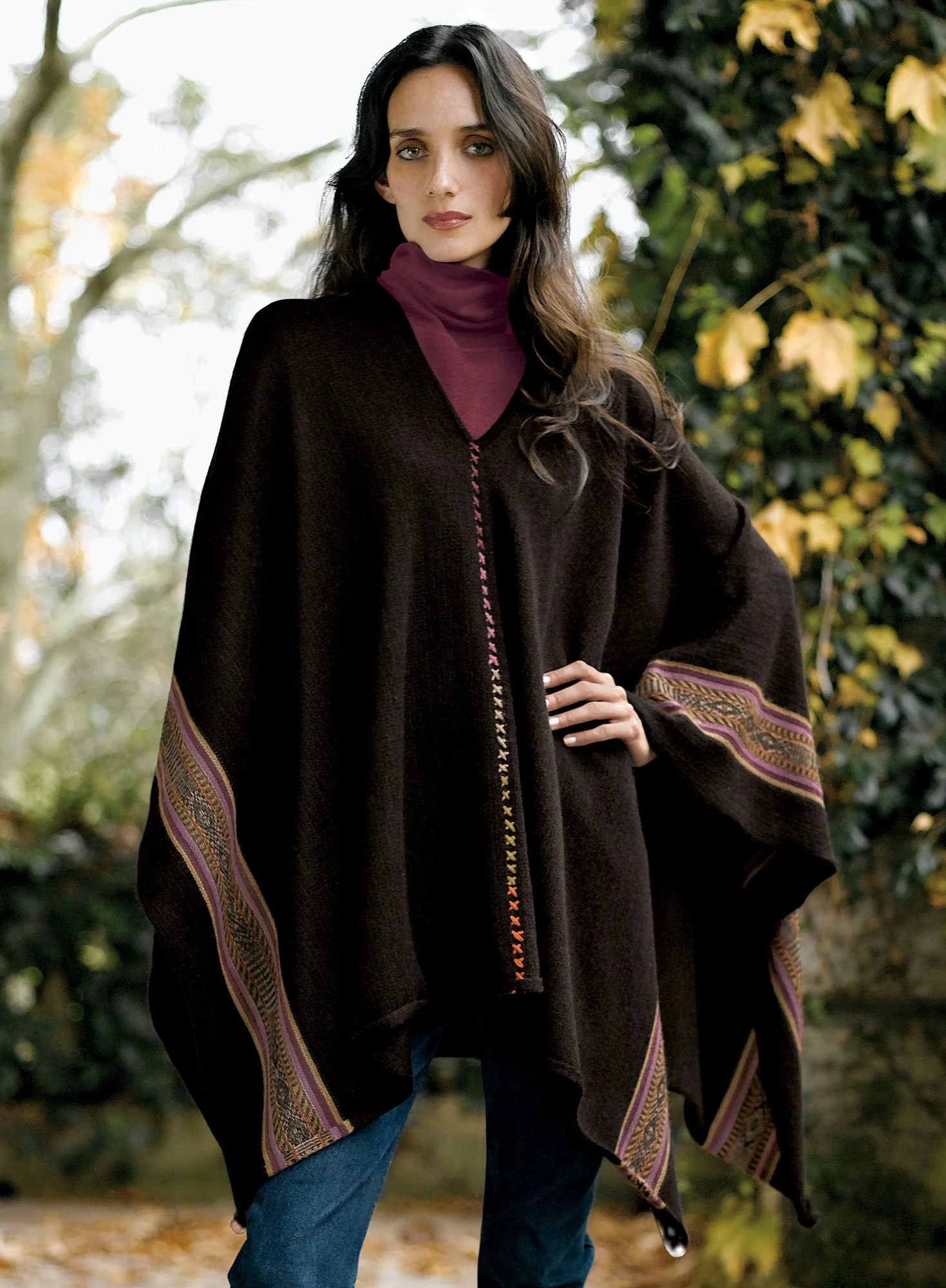 Knit Manta Poncho