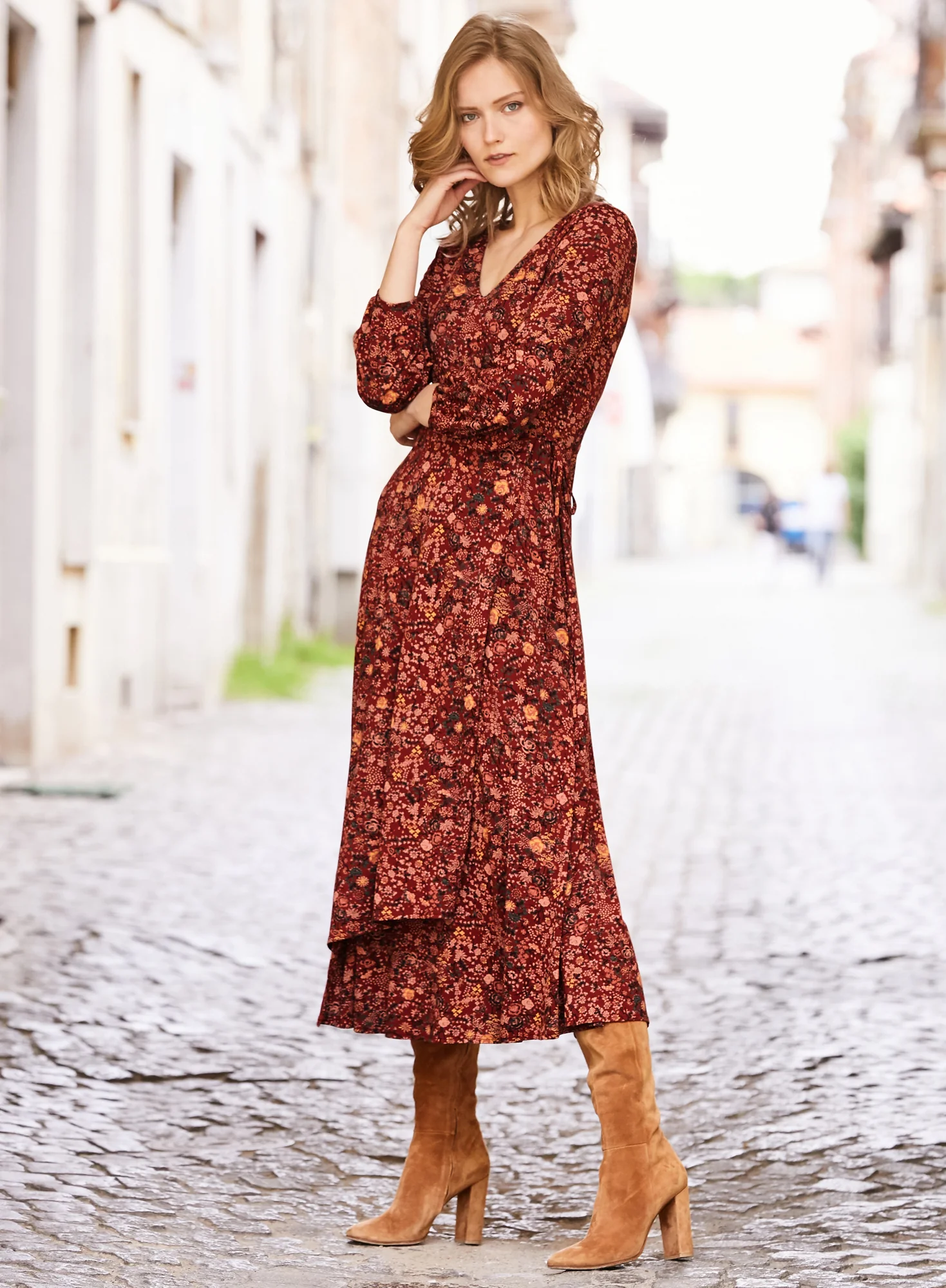 Lacquer Rose Dress - Image 5