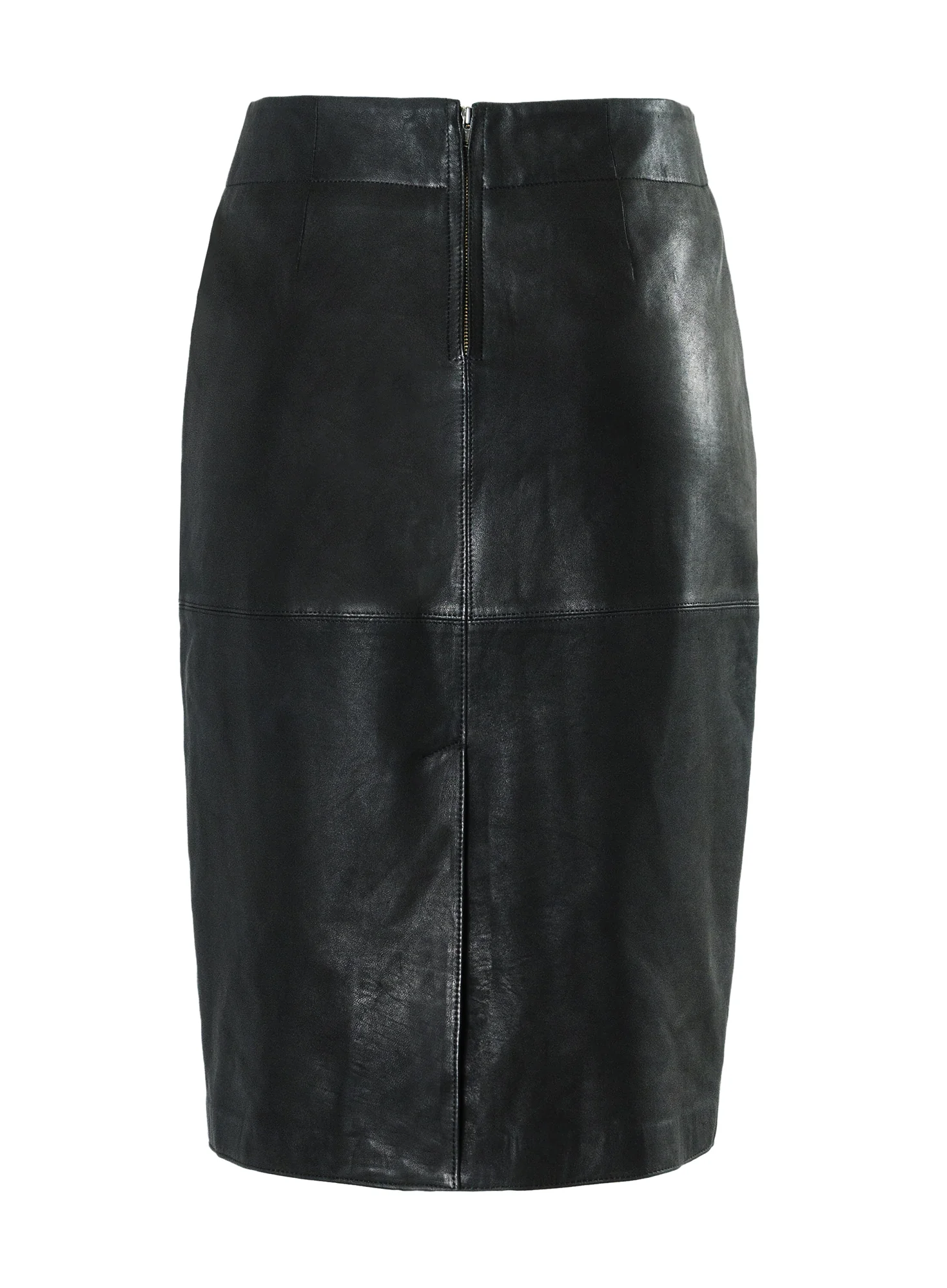 Leather Pencil Skirt - Image 4