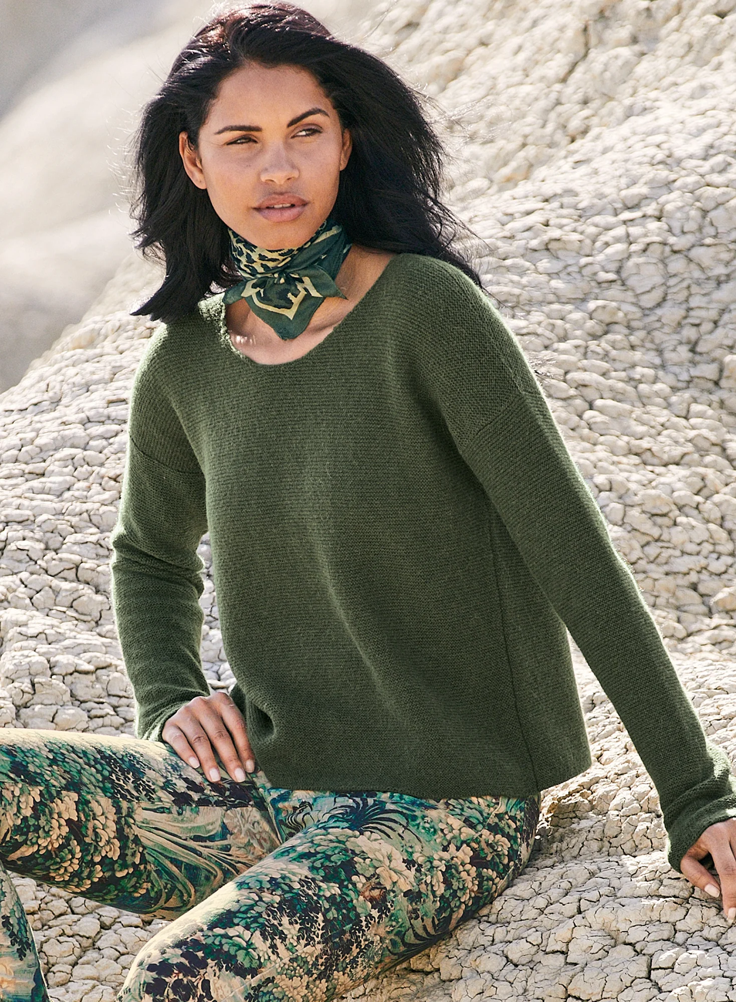 Leopard Silk Bandana - Image 3