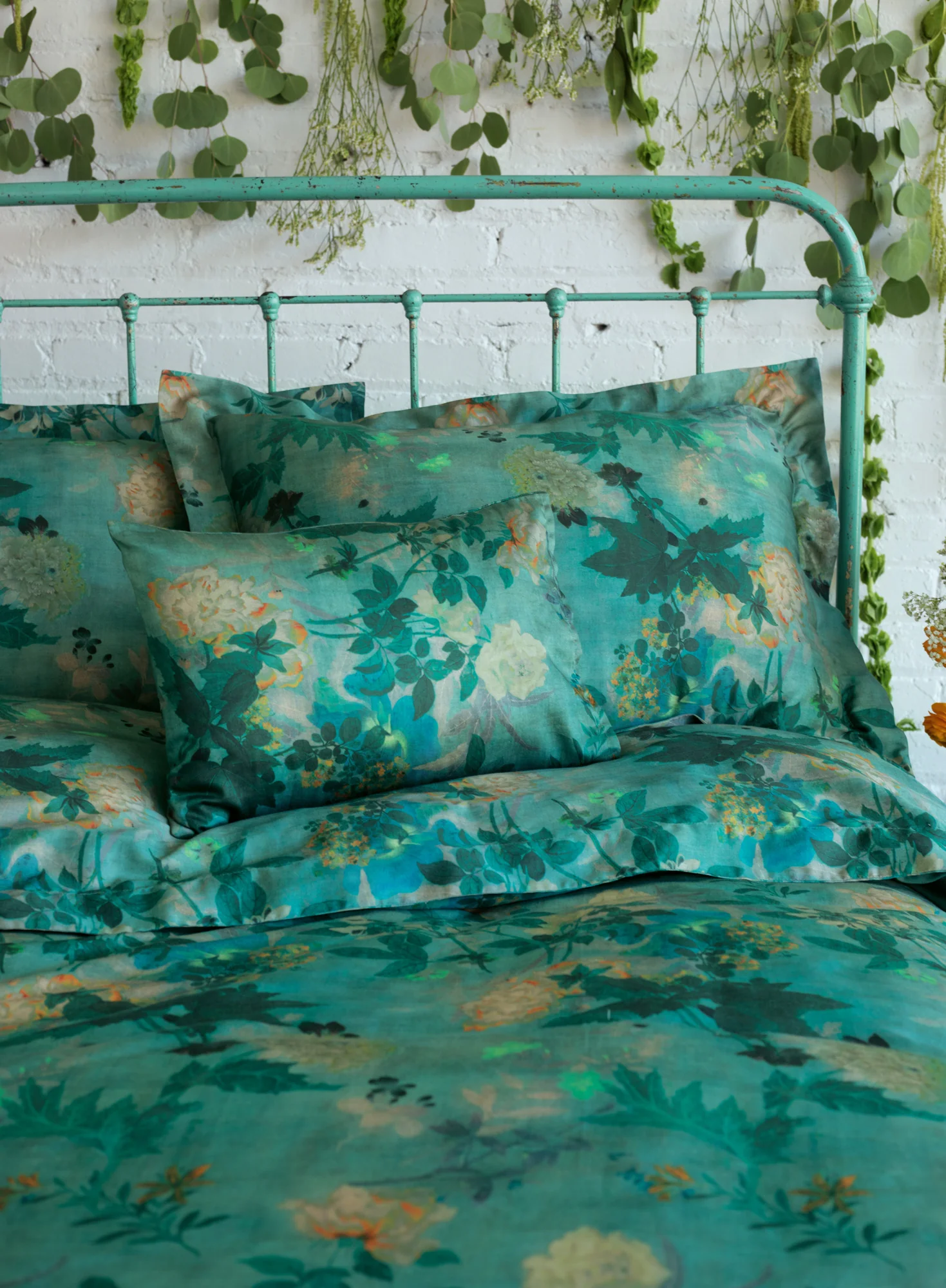 Ming Garden Boudoir Pillow