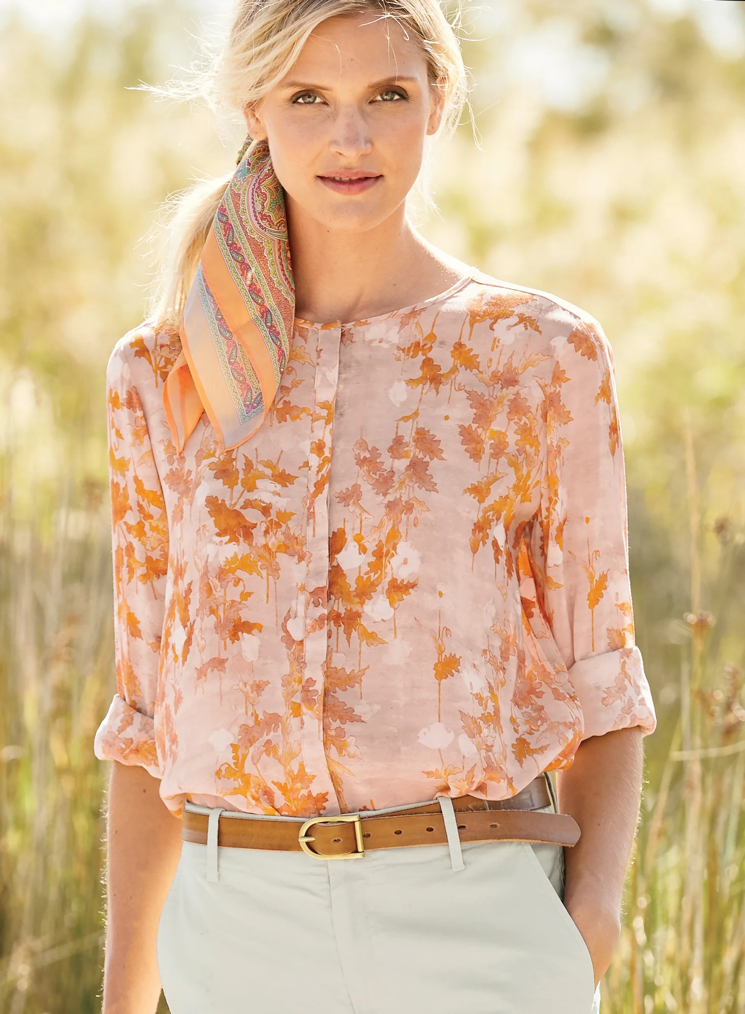 Paisley Silk Bandana - Image 3
