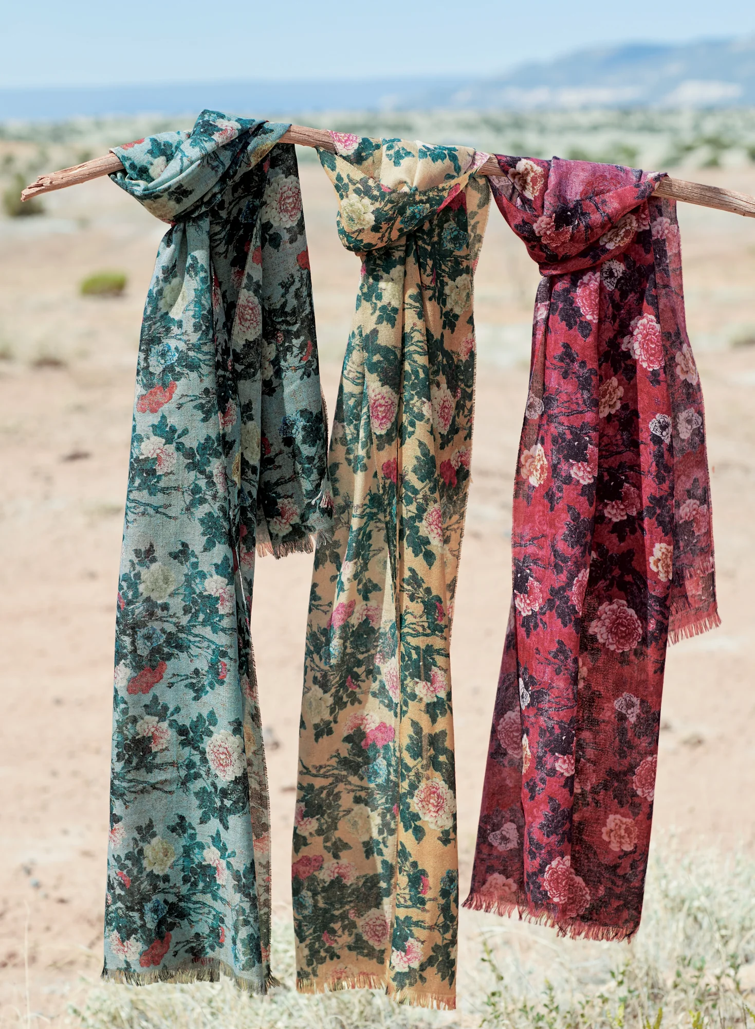 Peony Rose Scarf - Image 3