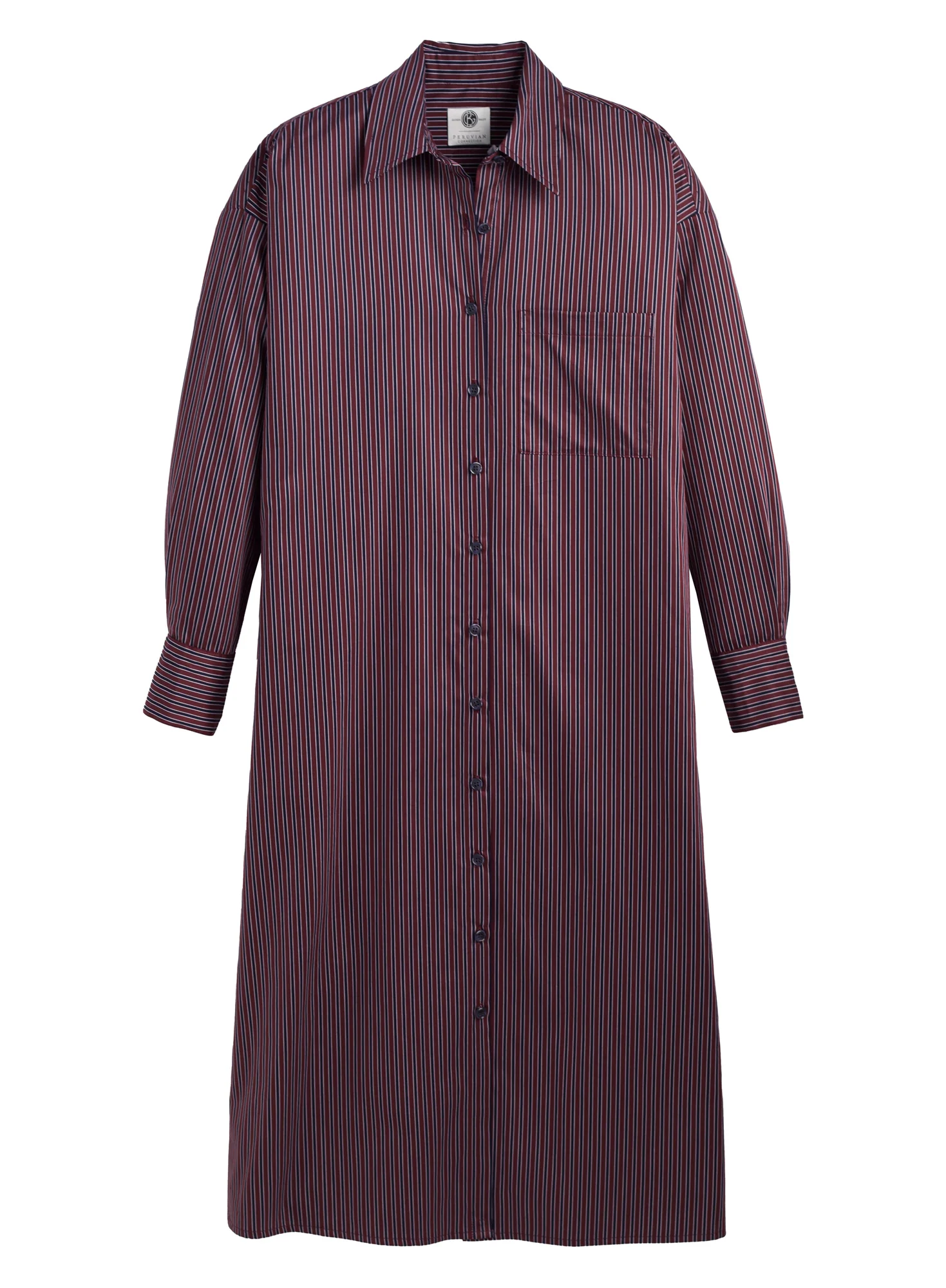 Pinstripe Shirtdress - Image 3