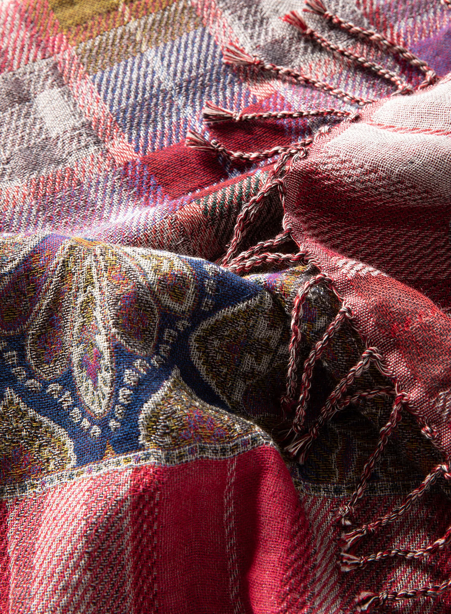 Plaid And Paisley Shawl - Image 2