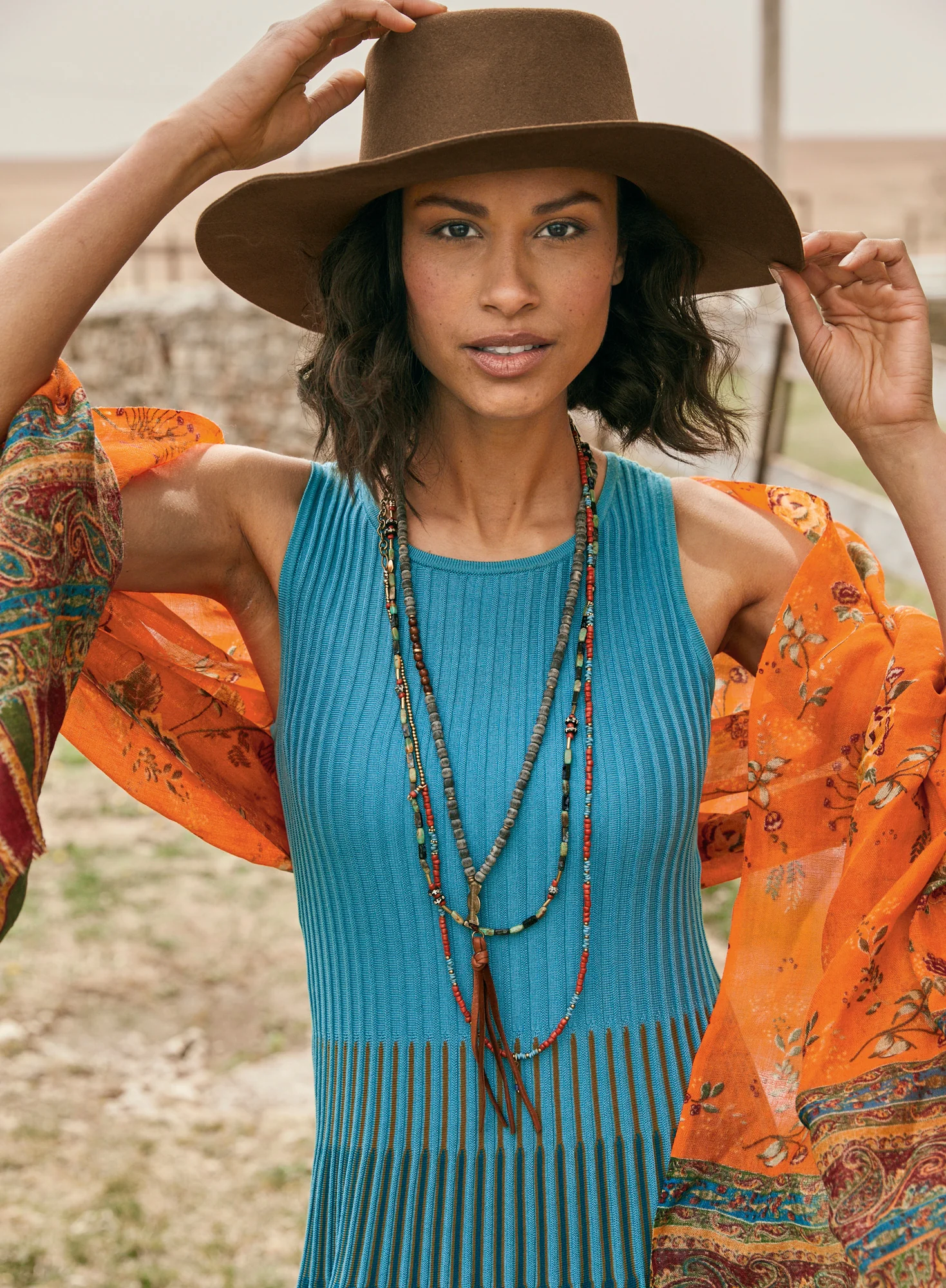 Saffron Flower Shawl - Image 4