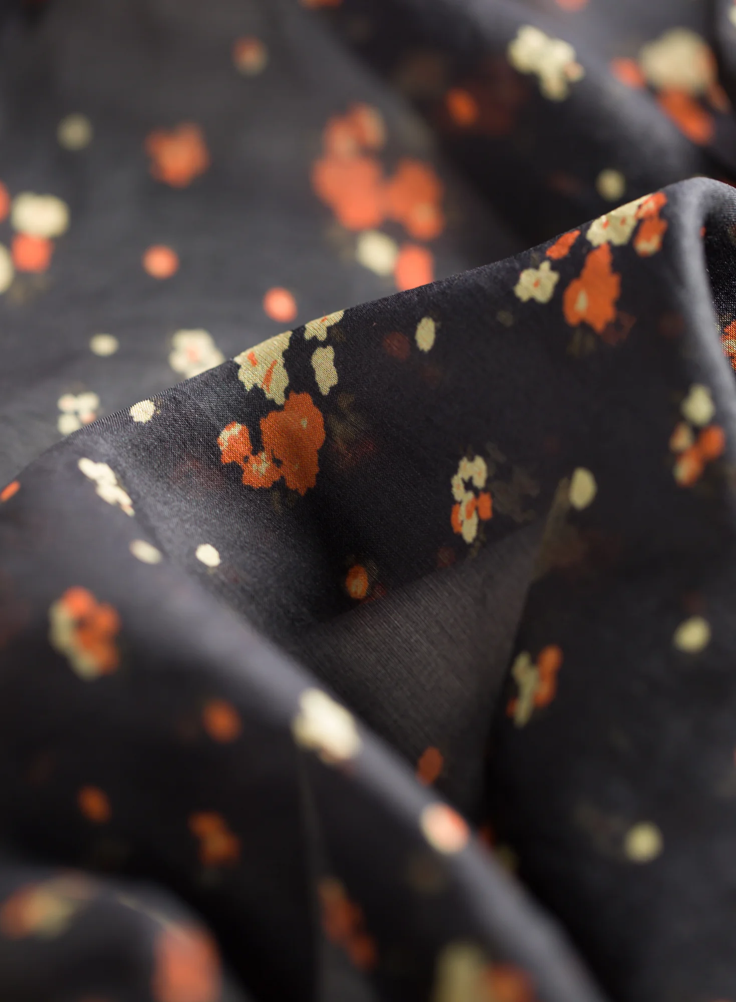 Sprigged Silk Bandana - Image 2
