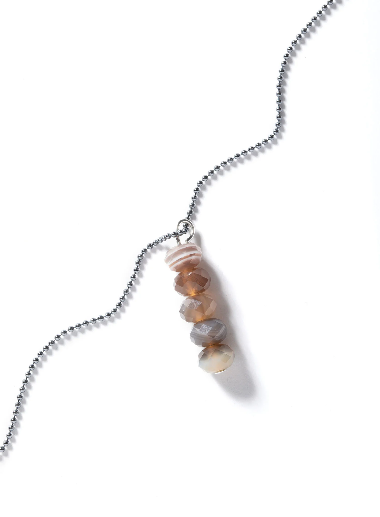 Stacked Agate Necklace - Image 2