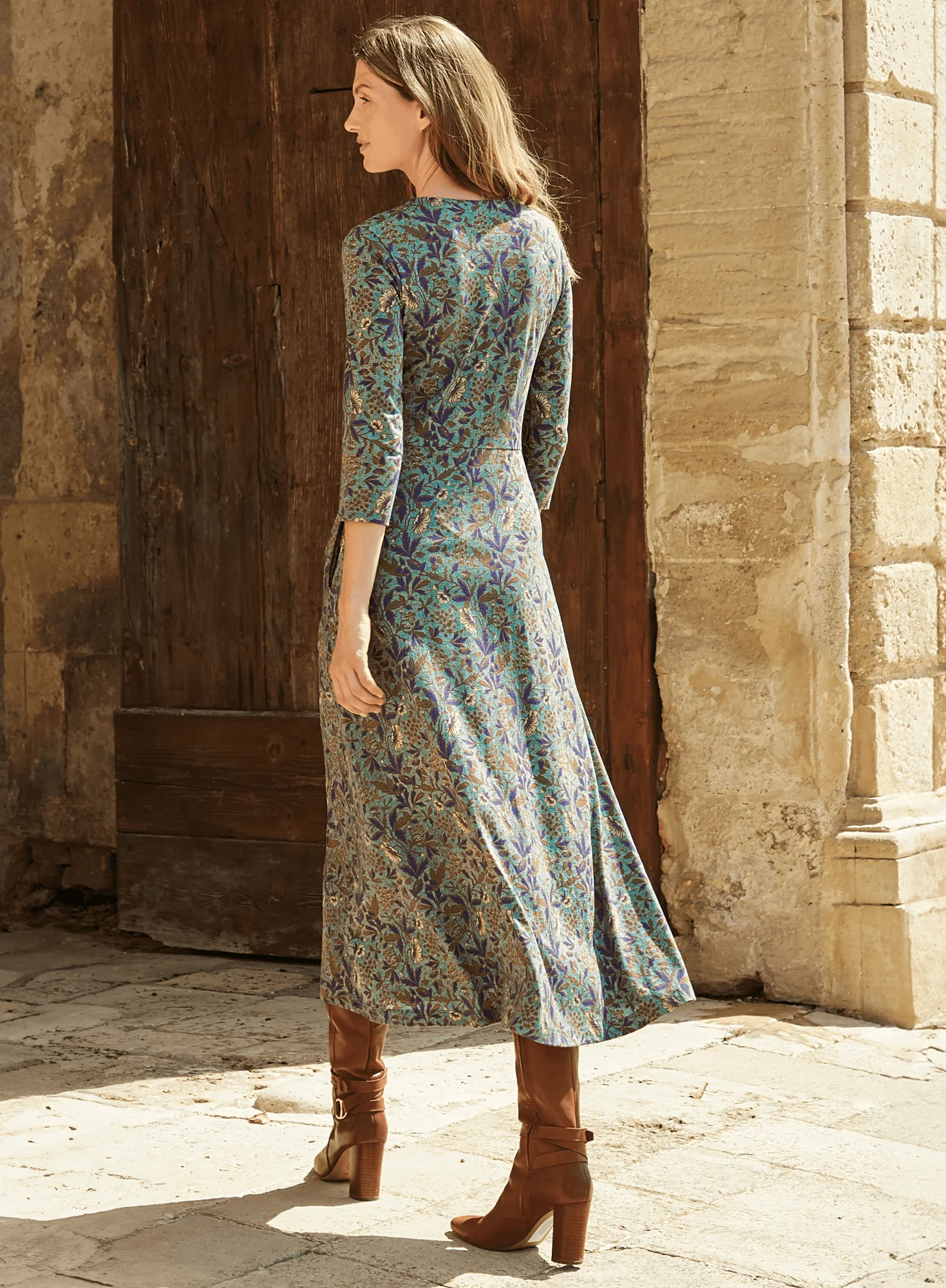 Tuscan Floral Dress - Image 2