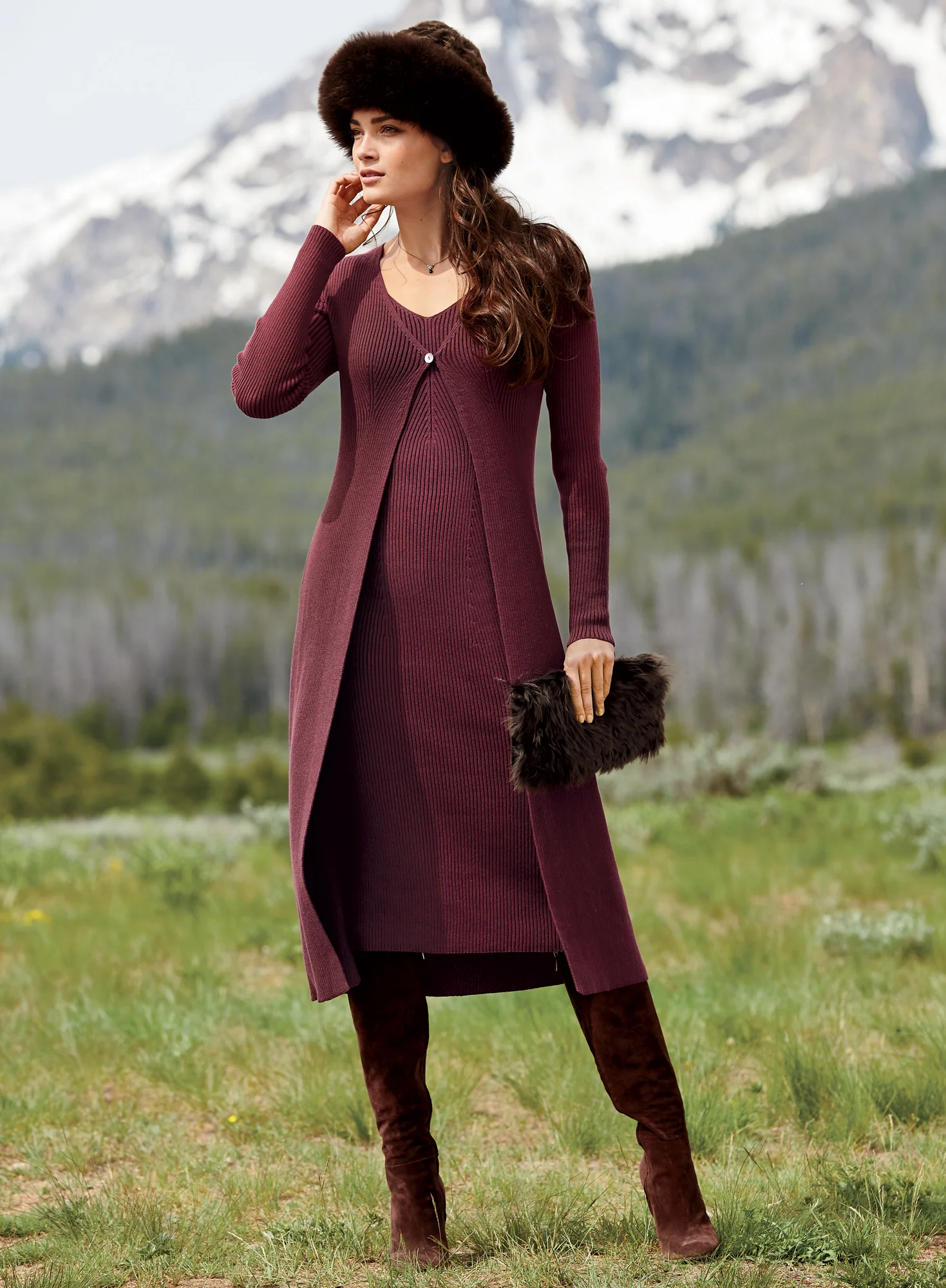 Valais Ribbed Dress - Image 6