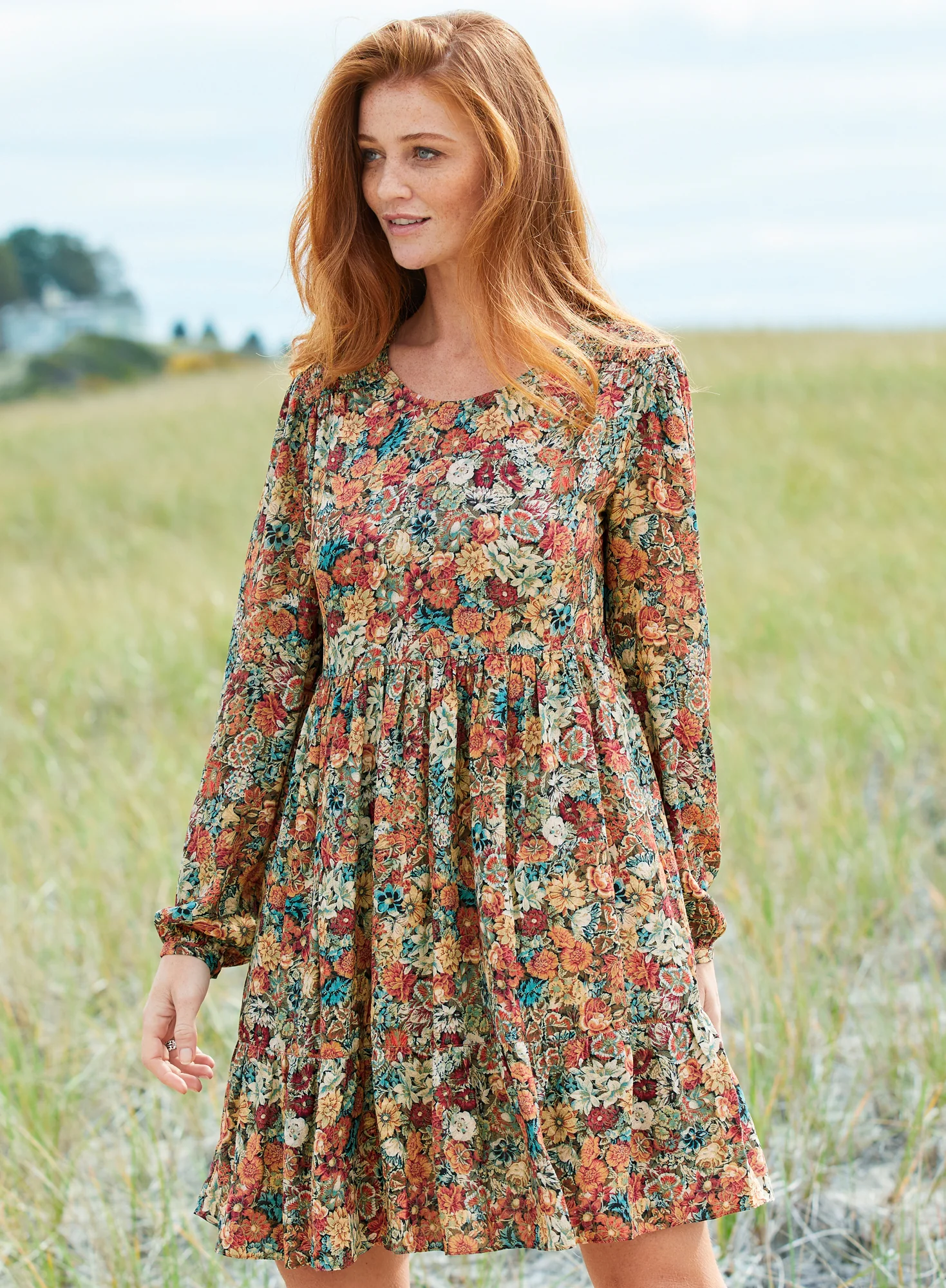 Vintage Blooms Dress - Image 6