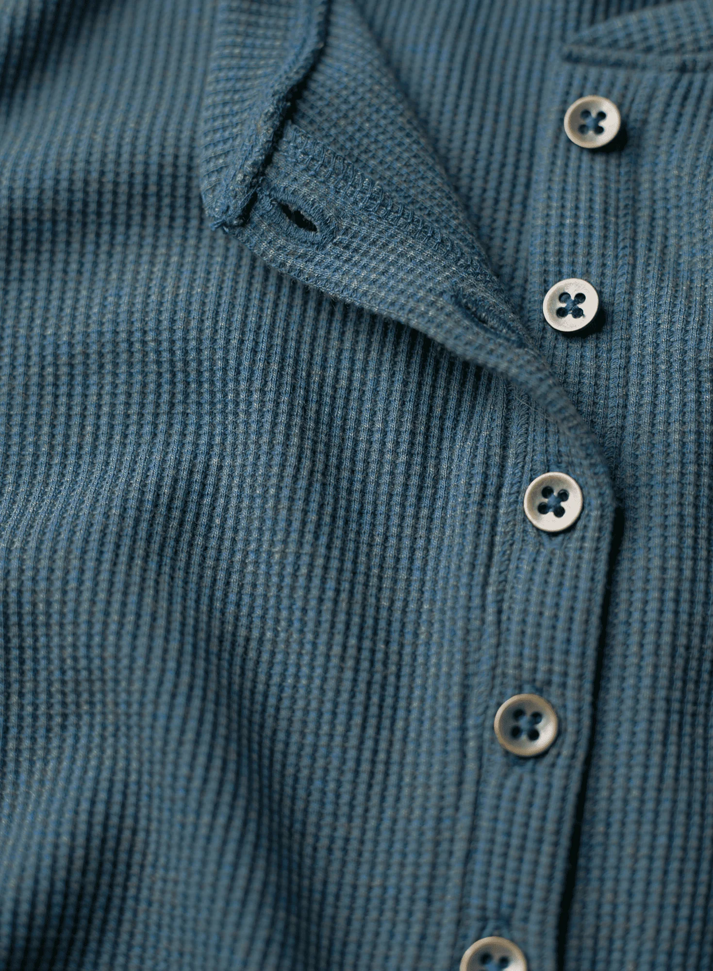 Waffle Knit Henley - Image 2
