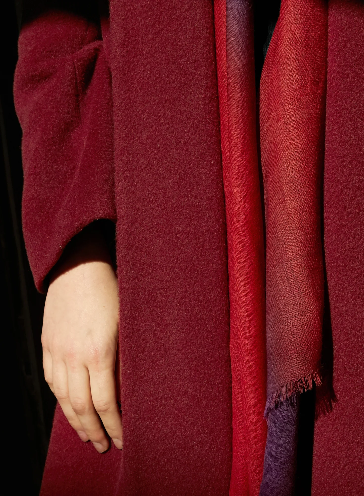 Winterberry Dip-Dyed Scarf - Image 3